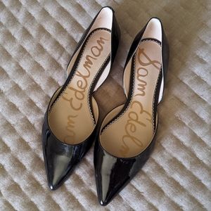 NWOT Sam Edelman Dorsay Flat Black Patent Leather